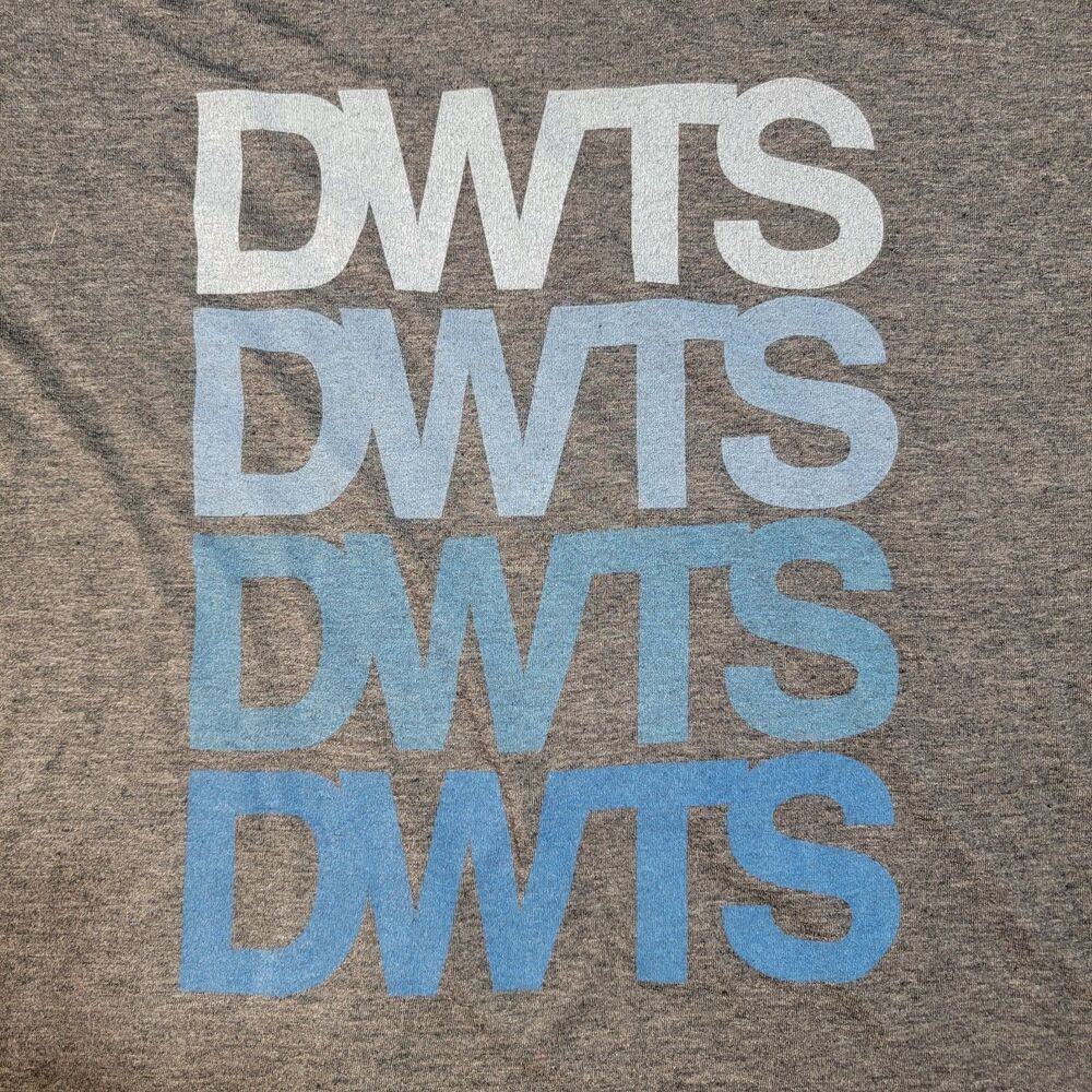 DWTS Graphic SS Blue Tee Live! Tour 2016-2017 - Size XL